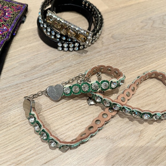 Bundle of 6 vintage belts, festival style - Picture 2 of 5